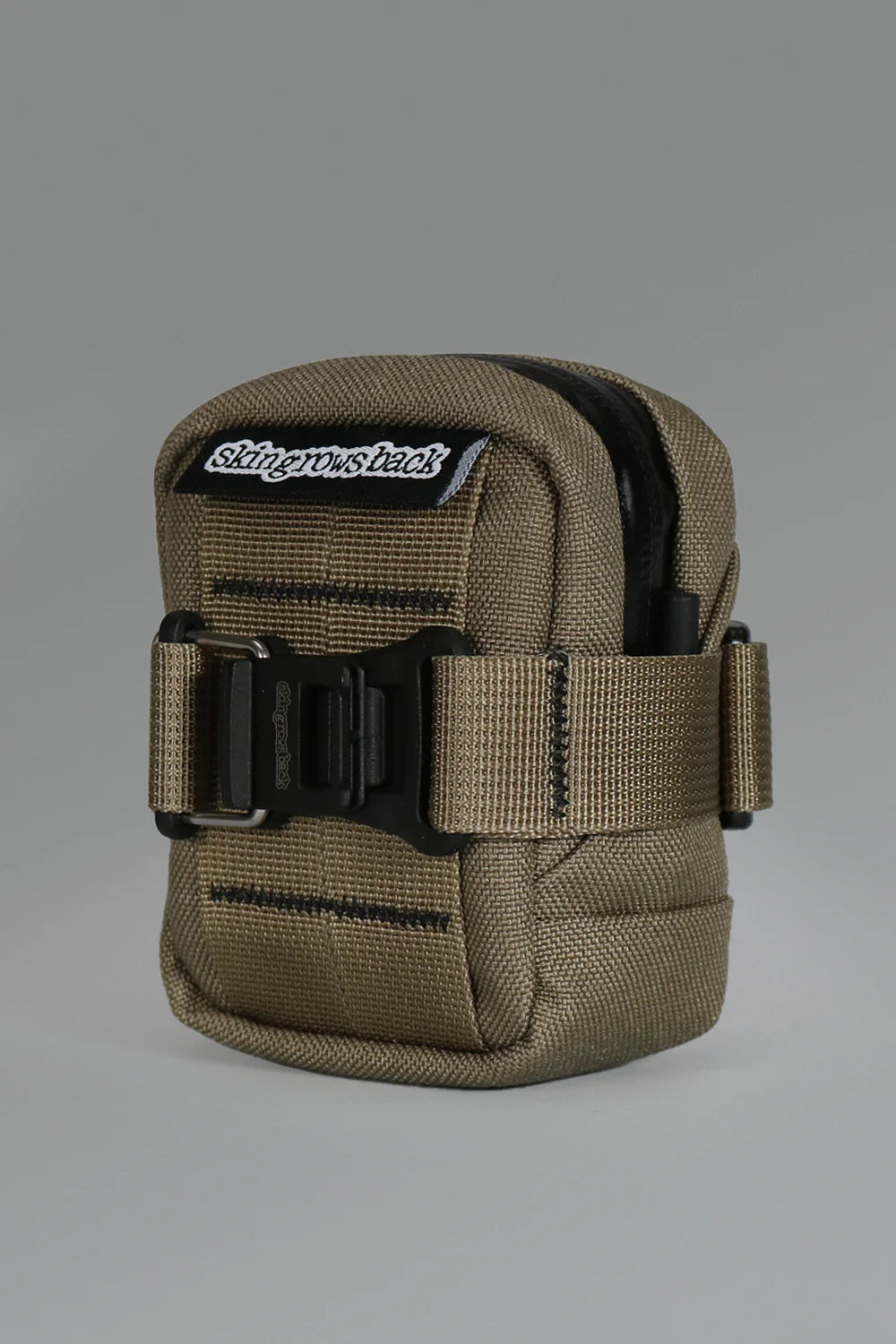 skingrowsback - Plan B Micron Saddle Bag - Stone