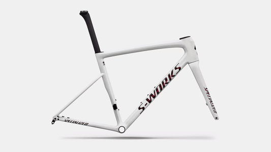 2026 S-Works Tarmac SL8 Frameset - Gloss Metallic White Silver / Pearl / Black