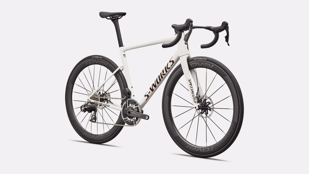 2026 S-Works Tarmac SL8 - SRAM Red AXS E1 - Gloss Metallic White Silver / Pearl / Black