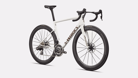 2026 S-Works Tarmac SL8 - SRAM Red AXS E1 - Gloss Metallic White Silver / Pearl / Black