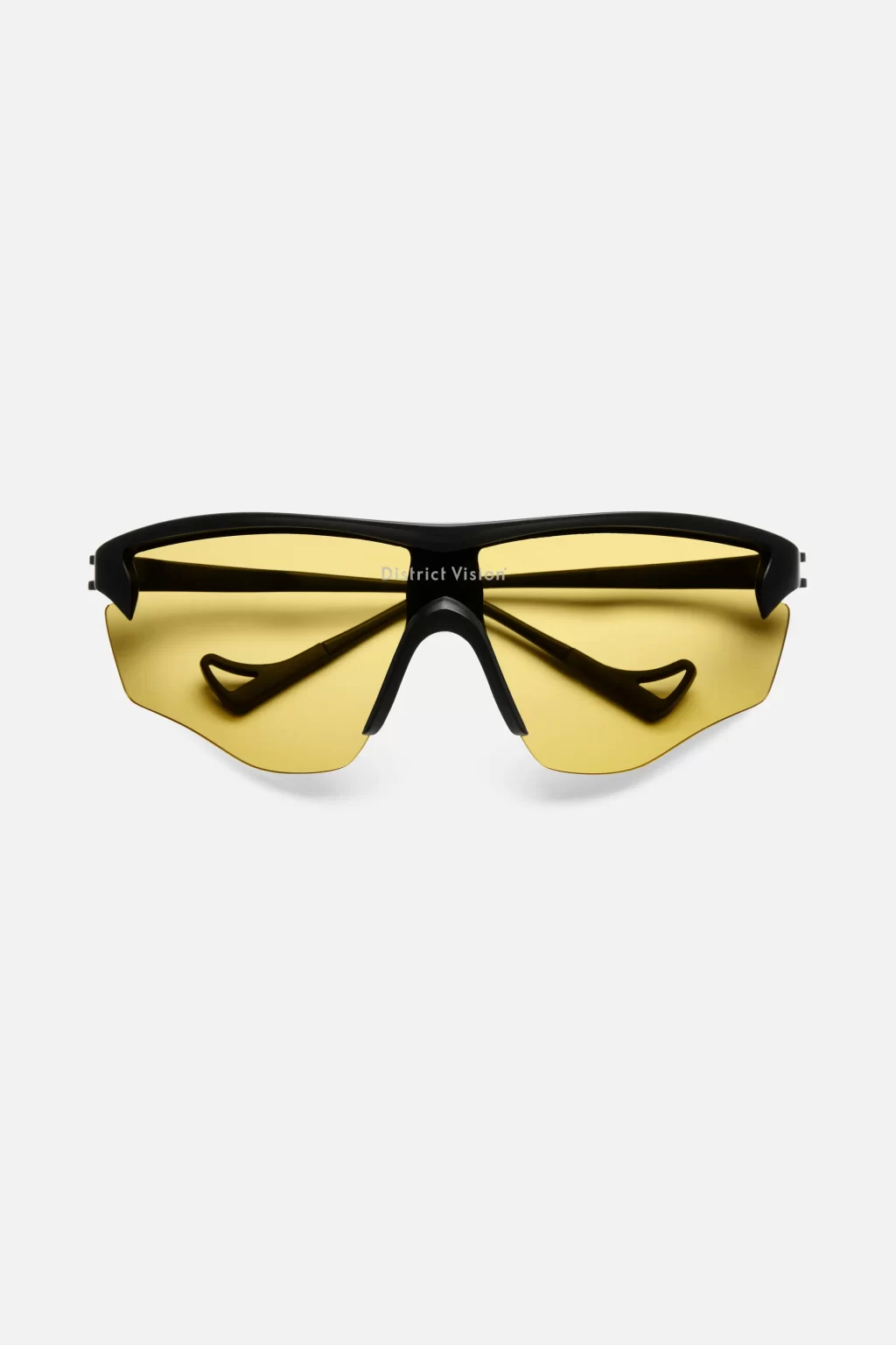 District Vision Junya Racer Sunglasses - Black:D+ Sports Yellow