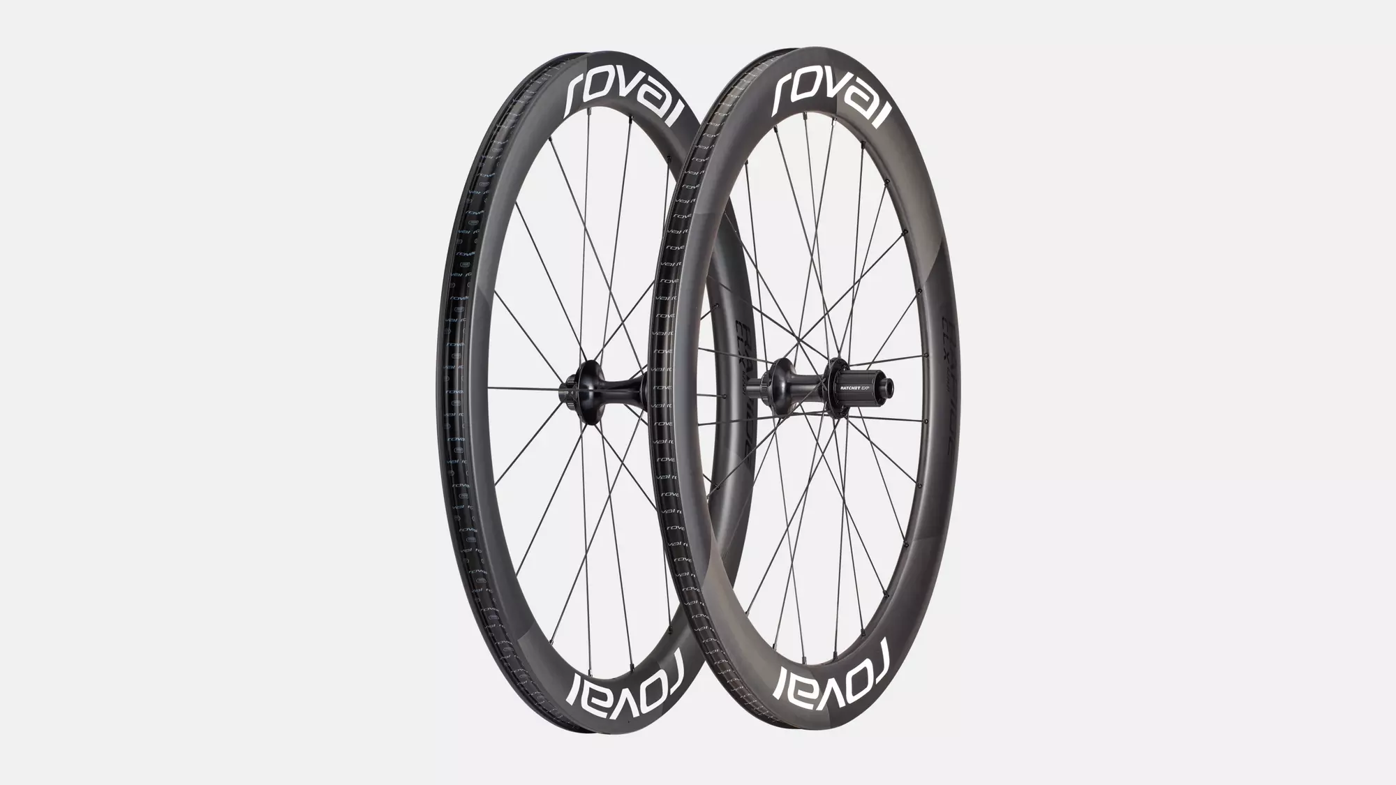 Roval Rapide CLX II Wheelset – Satin Carbon/White