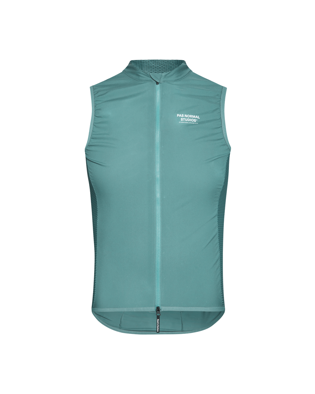 Pas Normal Studios – Mechanism Stow Away Gilet – Grey Teal *clearance*