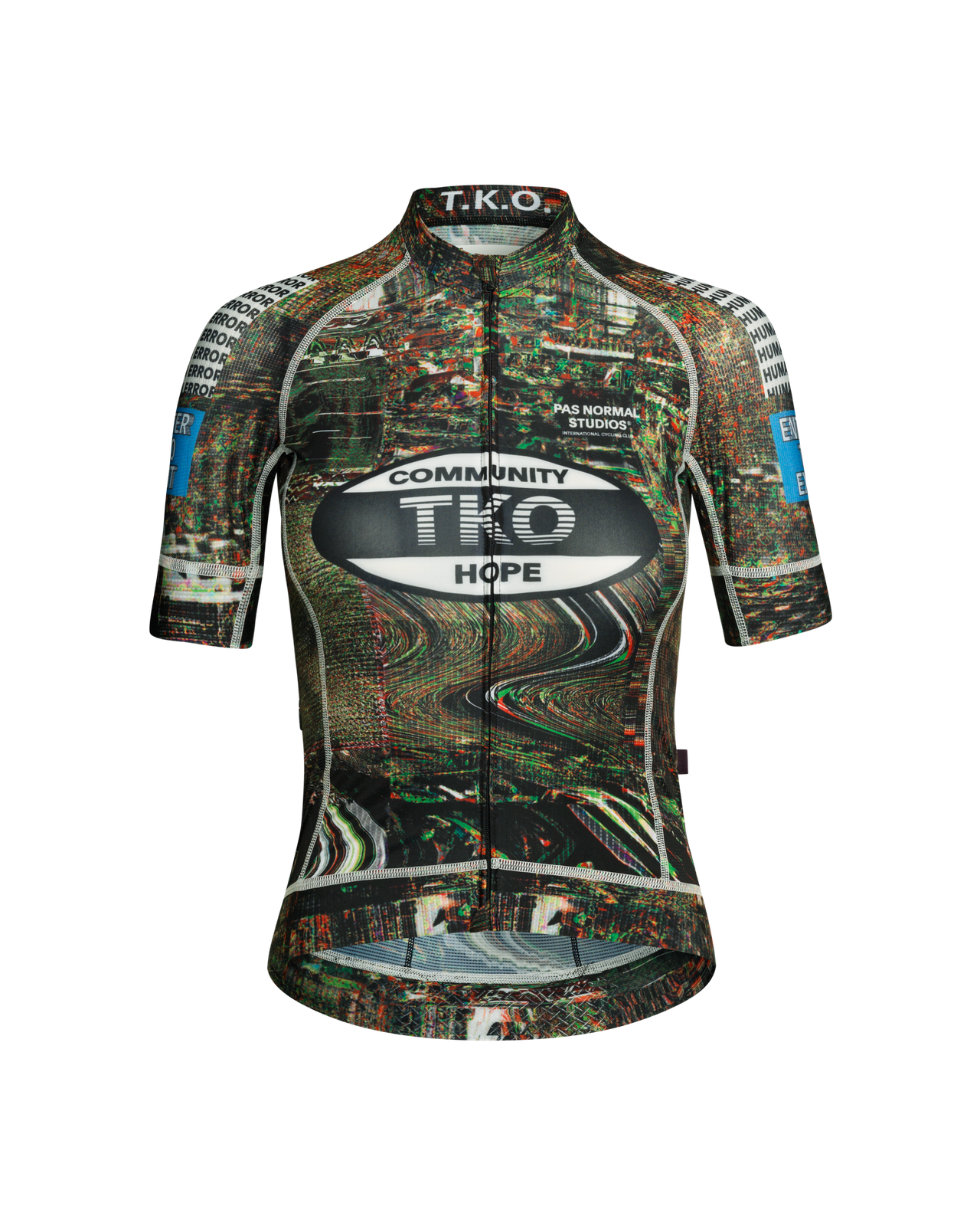 Pas Normal Studios – SS25 Women’s TKO Mechanism Jersey – Human Error Green *clearance*
