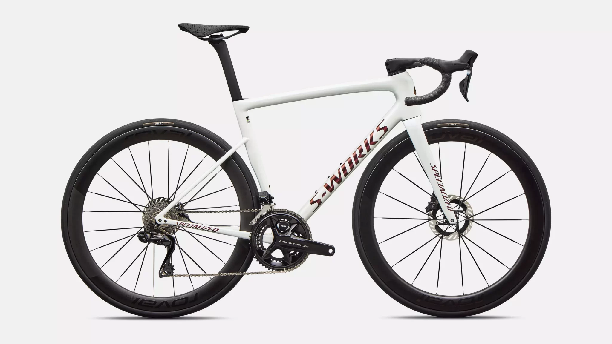 2026 S-Works Tarmac SL8 – Shimano Dura Ace Di2 – Gloss Metallic White Silver / Pearl / Black