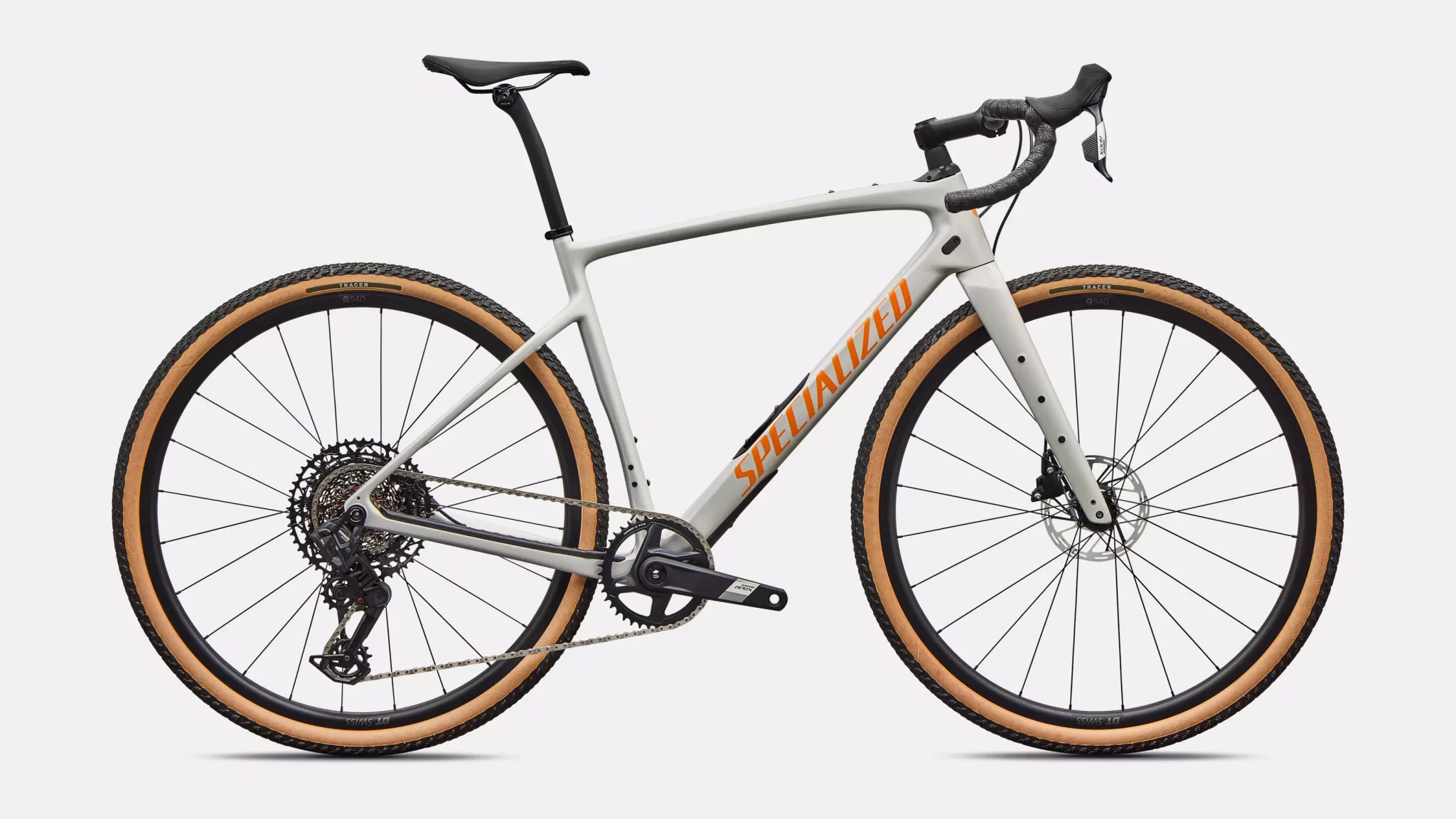 2026 Specialized Diverge 4 Comp – Dolomite Metallic/Orange Zest