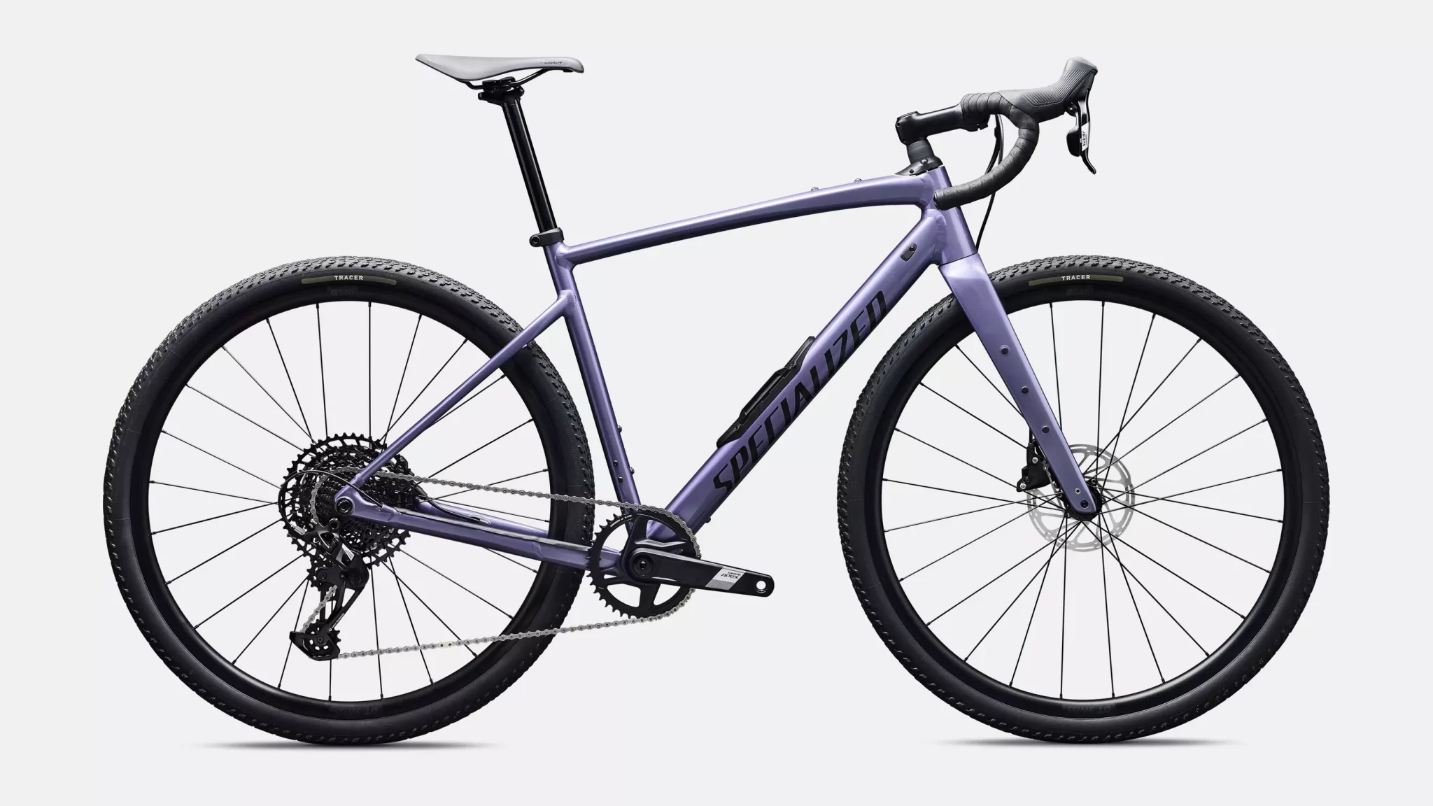2026 Speialized Diverge 4 E5 Alloy Comp – Gloss Mauve Metallic / Obsidian