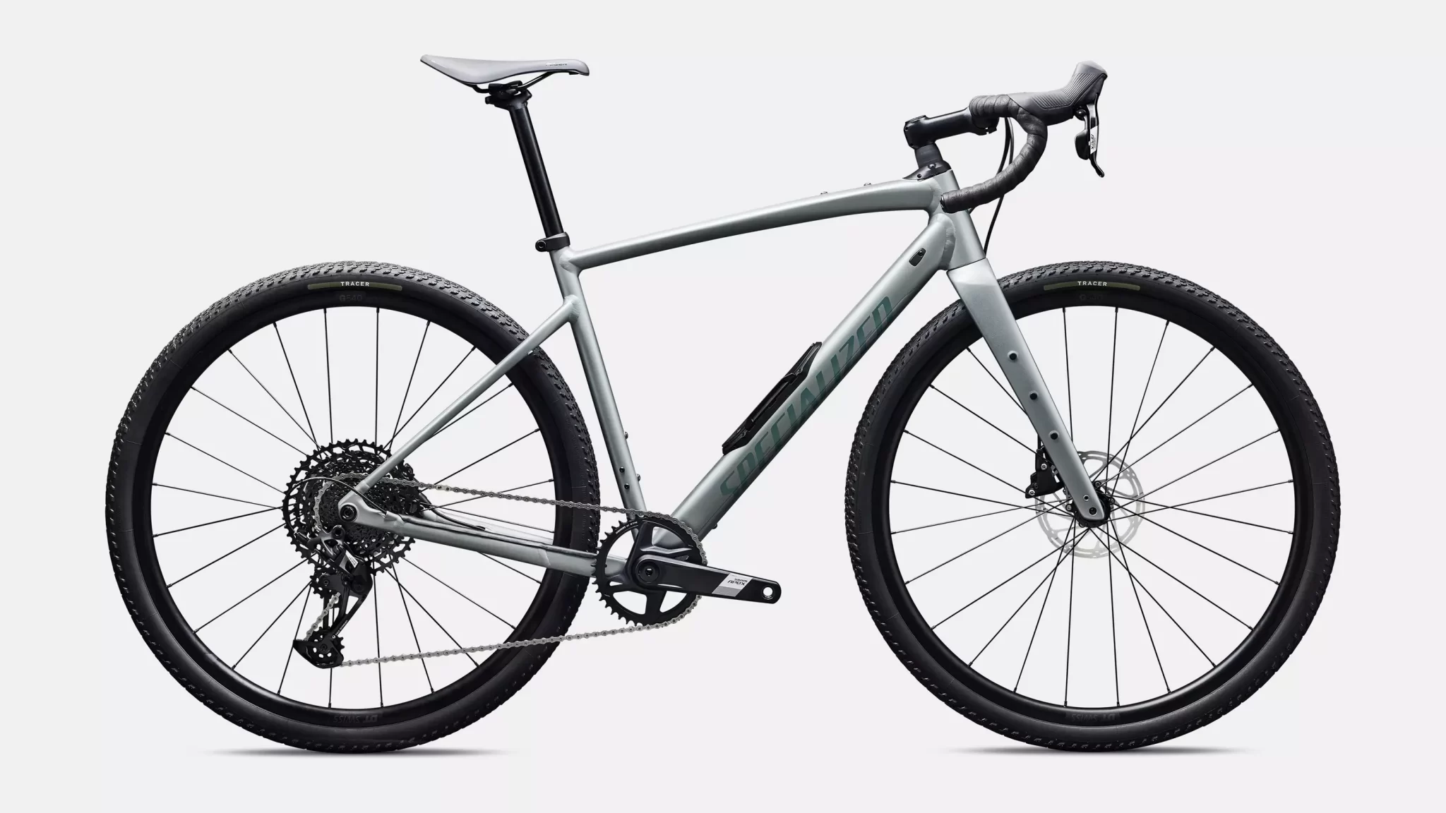 2026 Speialized Diverge 4 E5 Alloy Comp – Satin Shadow Silver / Fjord Metallic