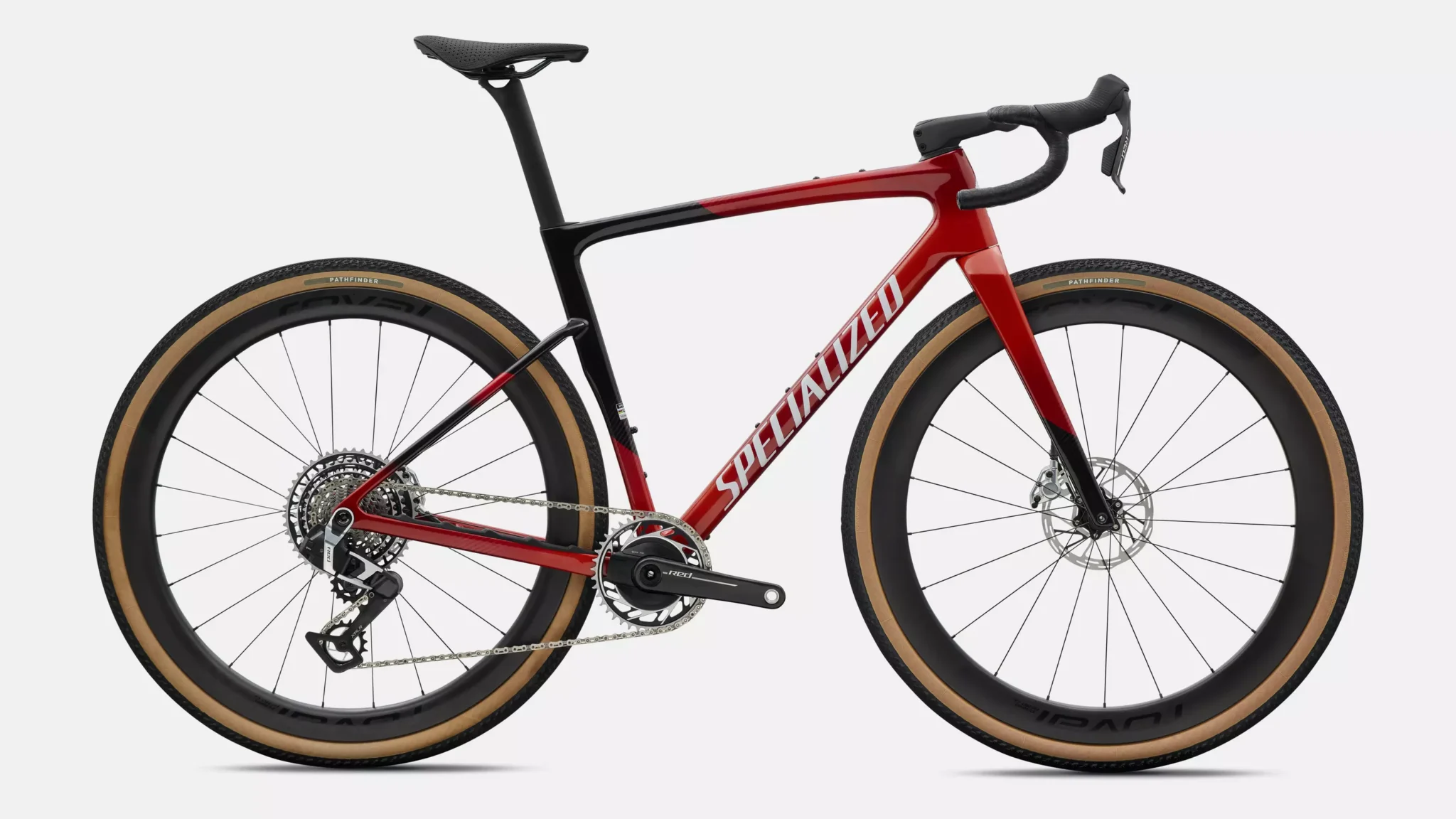 2027 Specialized Crux 5 S-Level – SRAM RED XPLR – Redwood Metallic/White