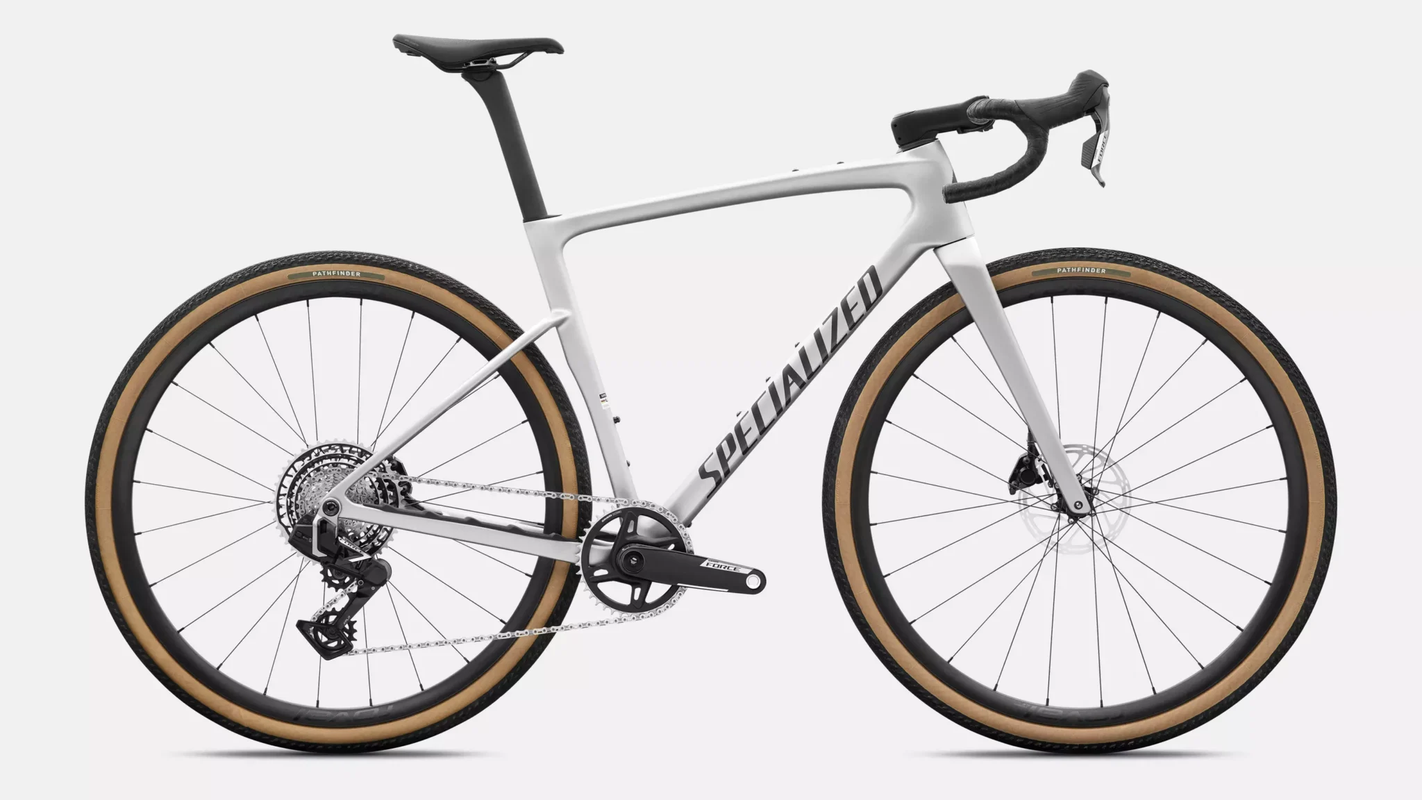 2027 Specialized Crux 5 Expert – SRAM Force XPLR – Shadow Silver/Obsidian Metallic