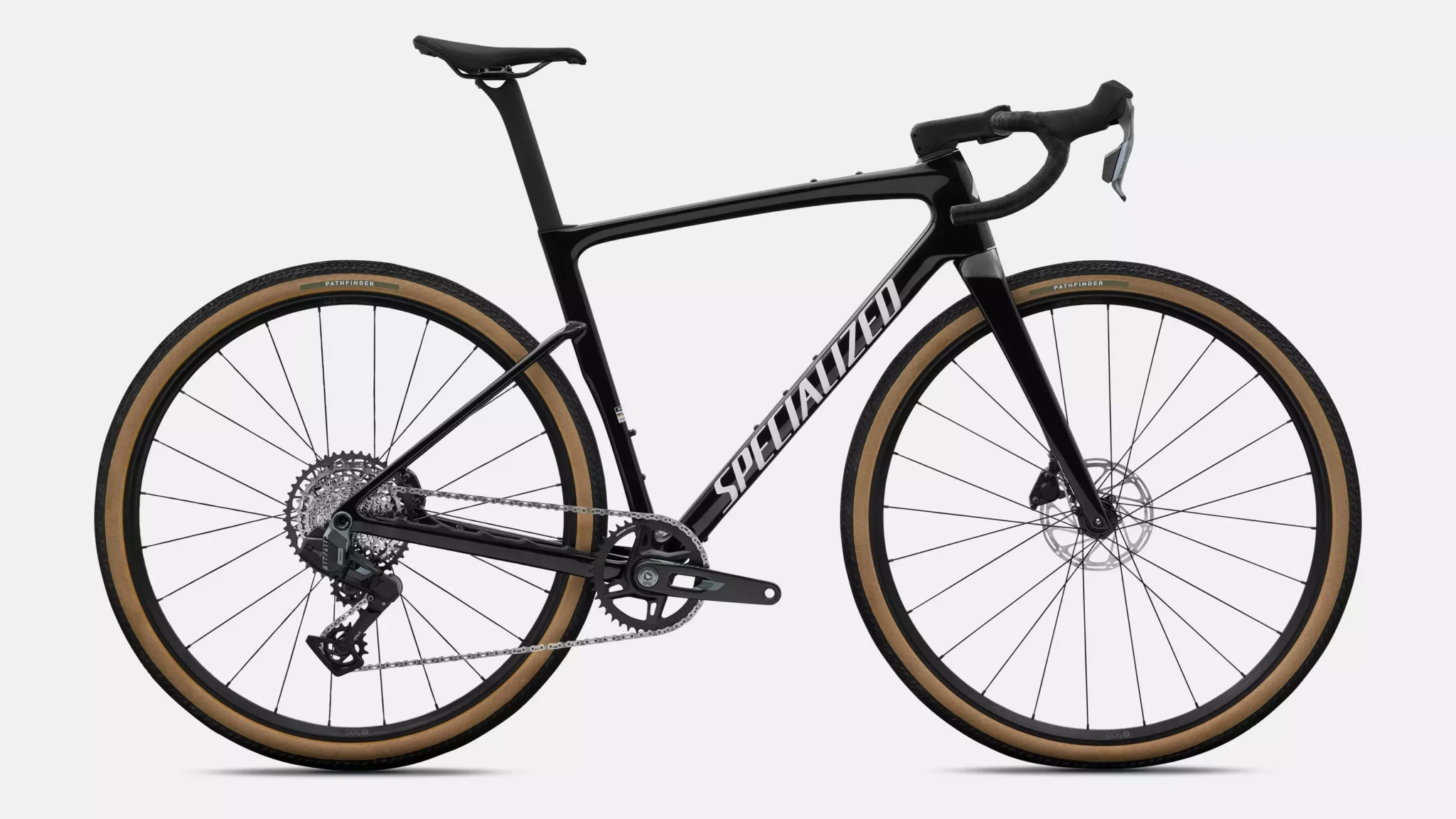2027 Specialized Crux 5 Comp – SRAM Rival XPLR – Obsidian Metallic/Dune White