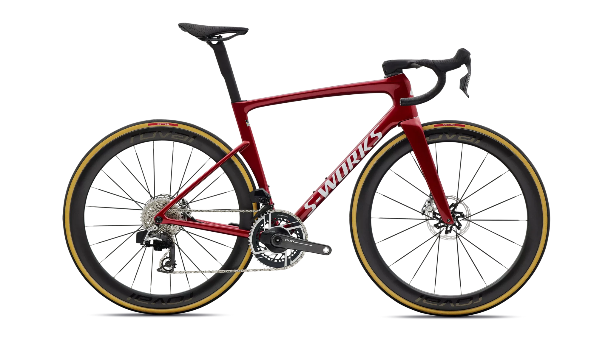 2027 S-Works Tarmac SL9 SRAM Red AXS Gloss Ruby Metallic / White Silver Metallic