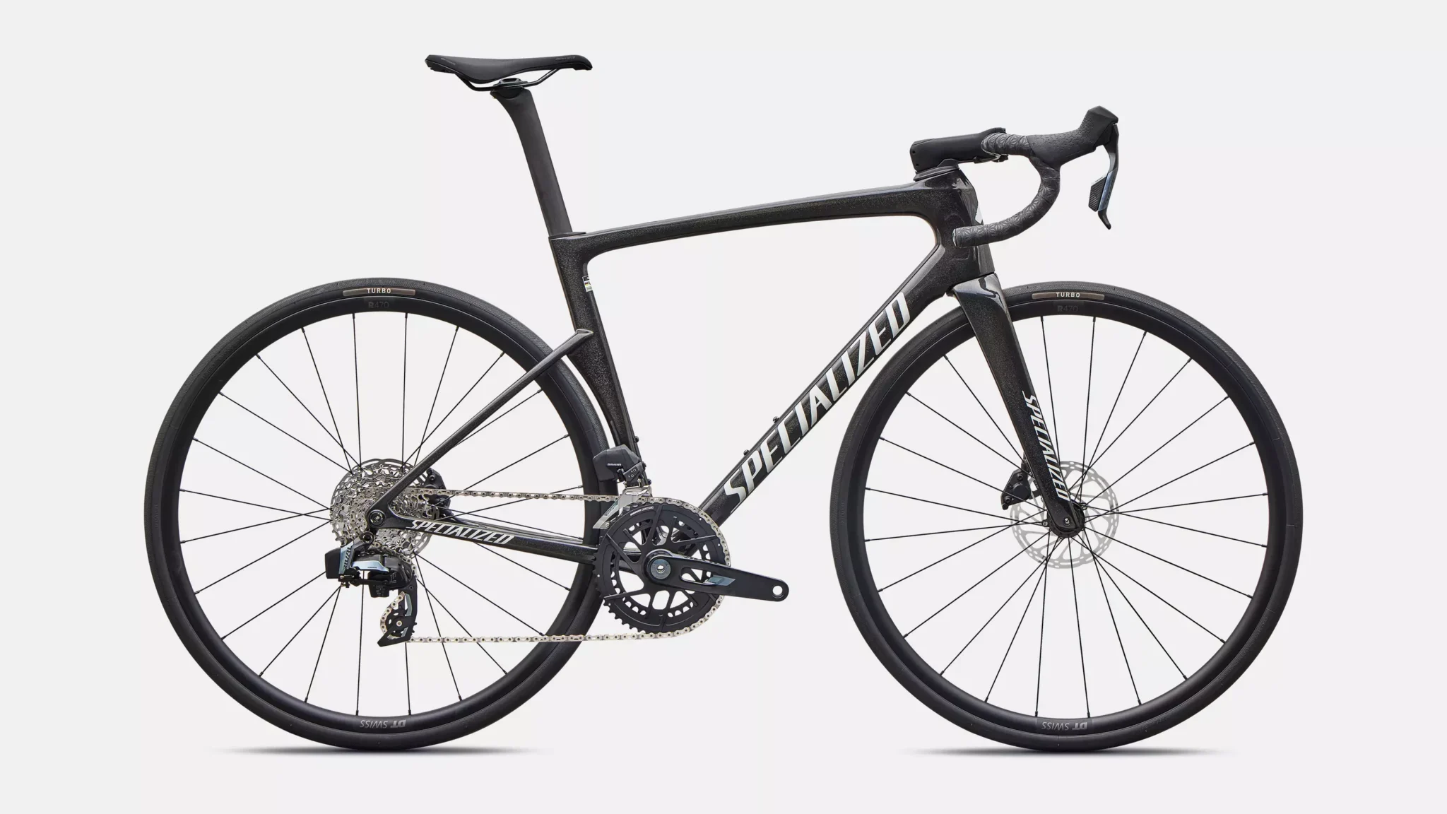 Specialized Tarmac SL9 Comp – Gloss Charcoal Tint / Dolomite Metallic